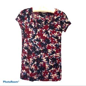 Designer Simply Vera, Vera Wang Red White Blue Floral S